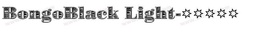 BongoBlack Light字体转换
